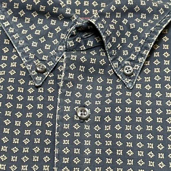 Timberland Weathergear Button Down Long Sleeve Collared Shirt Vintage Large - Picture 1 of 12